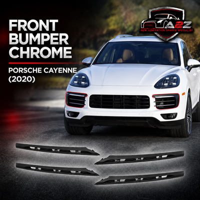 Front Bumper Chrome Left 9Y0807877 Right 9Y0807878 Compatible With PORSCHE CAYENNE (2020) Tag No.155