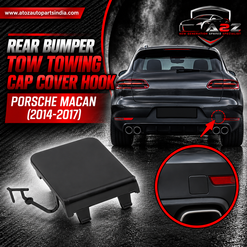 Rear Bumper Tow Towing Cap Cover Hook  95B807500 Compatible with PORSCHE Macan (2014-2017) Tag NO 152