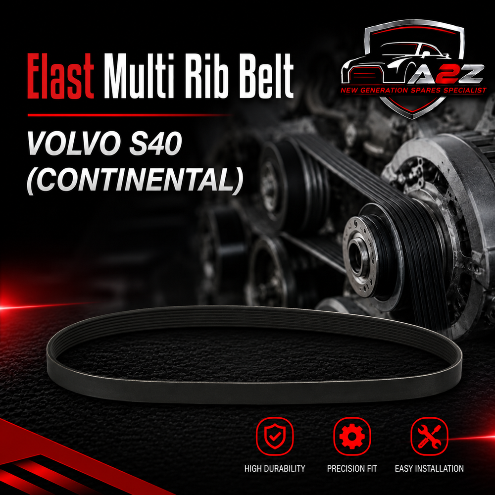 Elast Multi Rib Belt 6PK1059 30650847 Compatible With VOLVO S40 (CONTINENTAL)