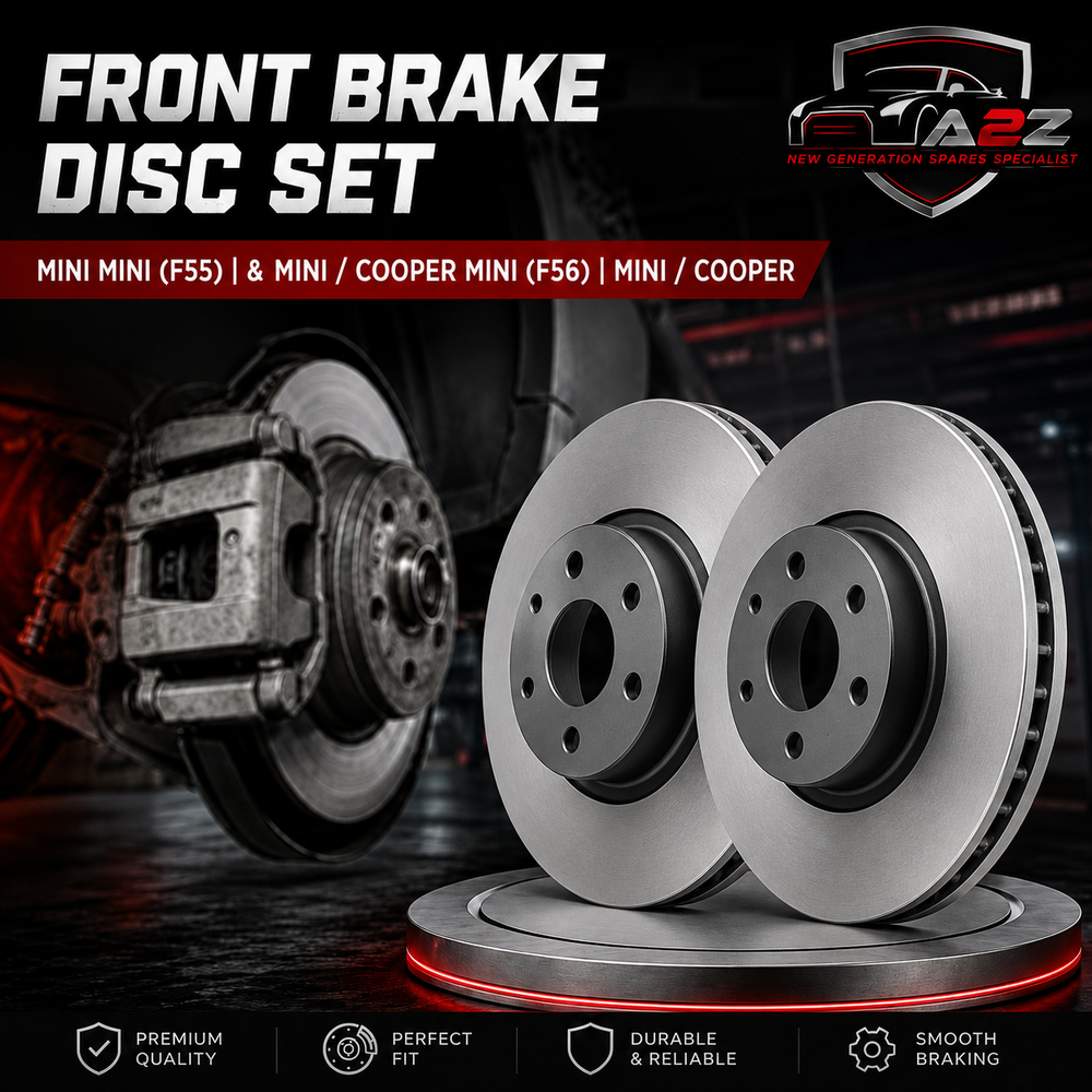 Front Brake Disc Set 34116799347 34116866295 Compatible With MINI MINI (F55) | & MINI / COOPER MINI (F56) | MINI / COOPER