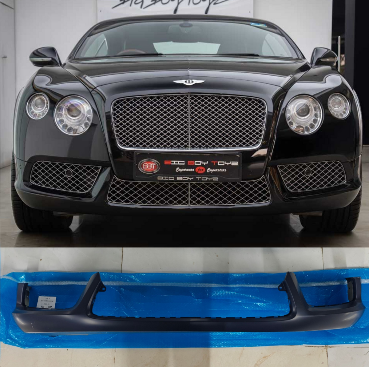 Front Lower Bumper 3W3807217 3W3807221 Compatible With Bentley GT (2012-2015) Tag No.1021