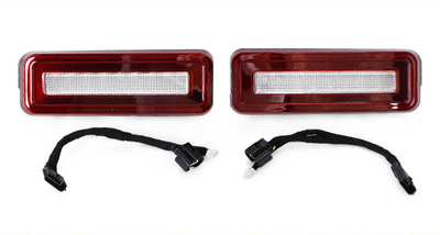 Rear Bumper Light RED Set Compatible With Land Rover Defender 5 L663