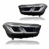 Complete Headlight Set Left 63119479289 & Right 63119479290 Compatible With BMW G32 2019-2023