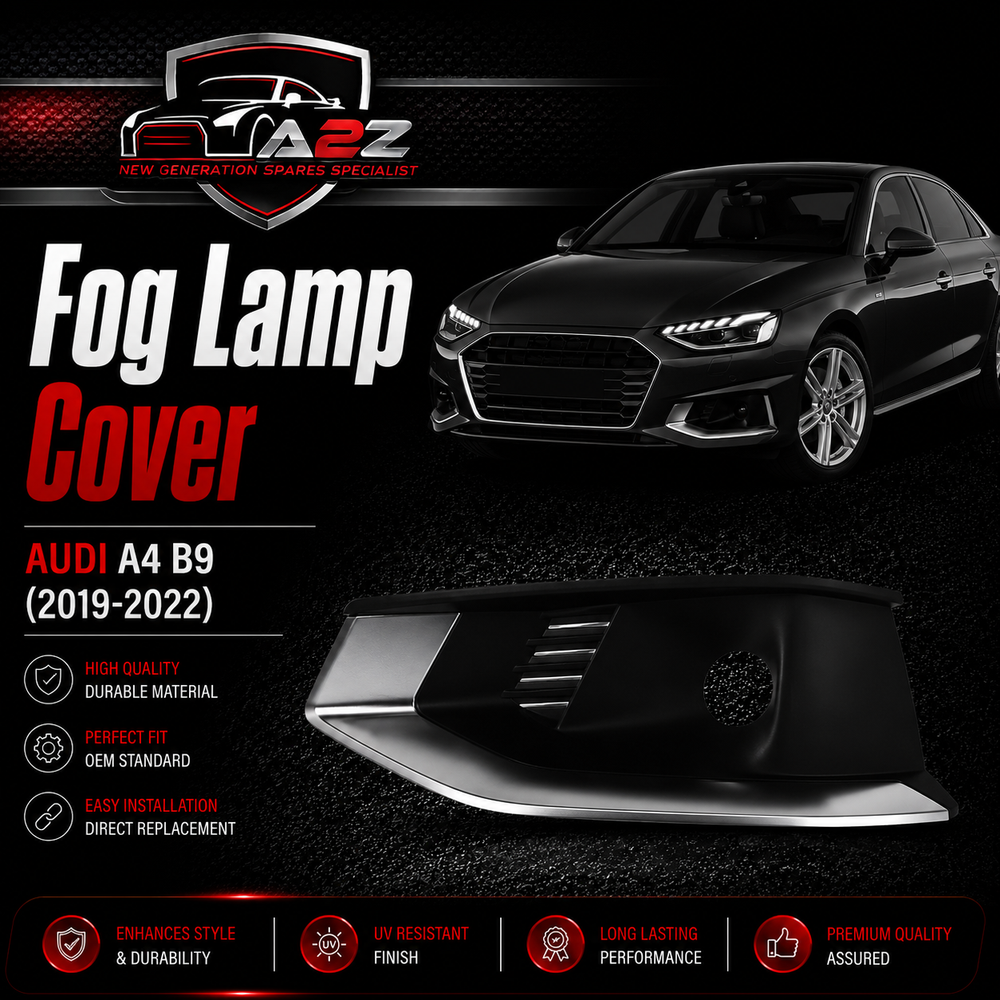 Fog Lamp Cover Left 8WD807681L & Right 8WD807682L Compatible With AUDI A4 B9 (2019-2022) Tag No.21