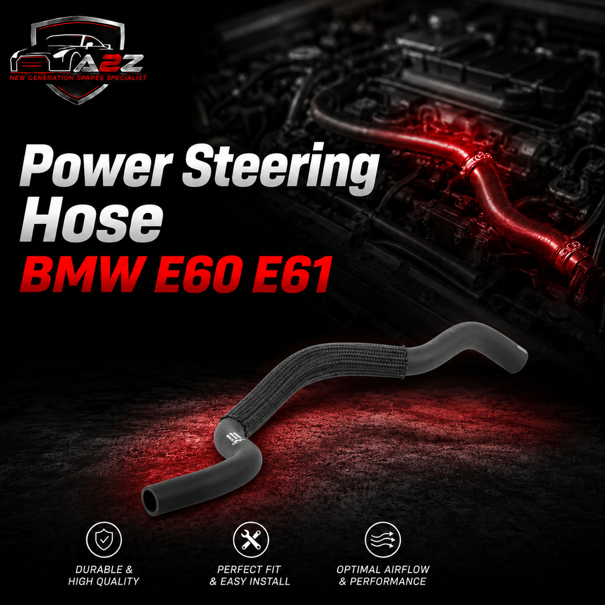 Power Steering Hose 32416761486 Compatible With BMW E60 E61