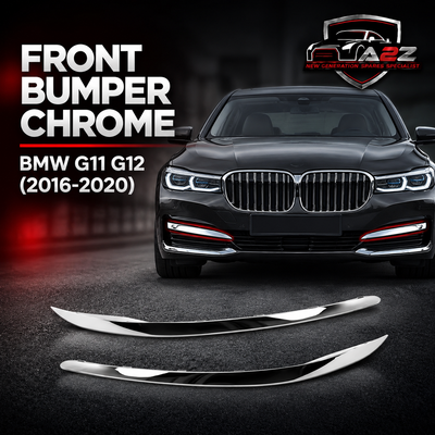 Front Bumper Chrome Left 51117362695 & Right 51117362696 Compatible With BMW 7 Series G11 G12 (2016-2020) Tag No.65