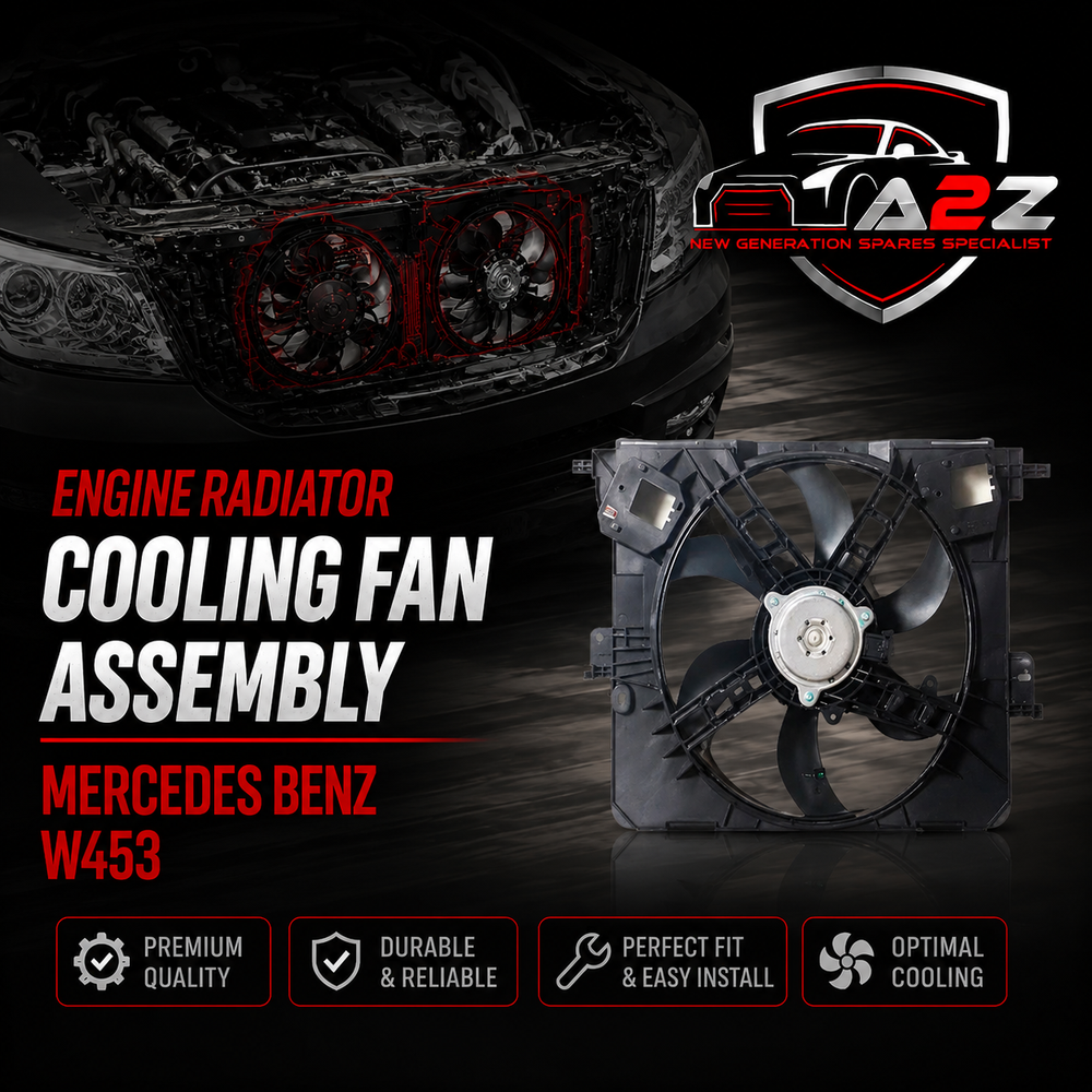 Engine Radiator Cooling Fan Assembly 4539064300 Compatible With Mercedes Benz W453