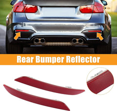 Rear Bumper Reflector Compatible With BMW 5 Series F10 2011-2013 Rear Bumper Reflector Left 63147203237 & Right 63147203238 Tag-RB-63