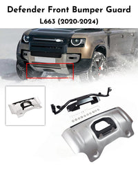 Front Bumper Guard Compatible With Land Rover Defender L633 (2020-2024)