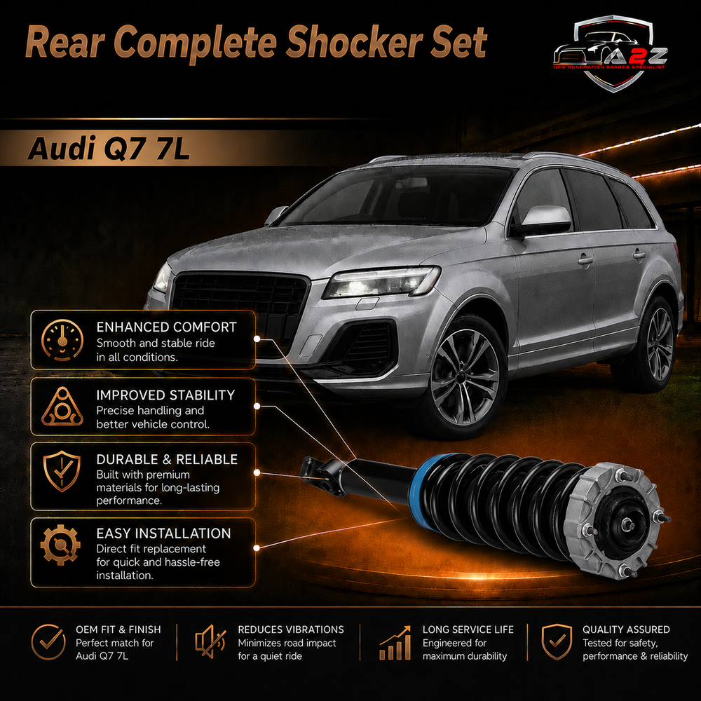 Rear Complete Shocker Set 7L8513029K Compatible With Audi Q7 7L