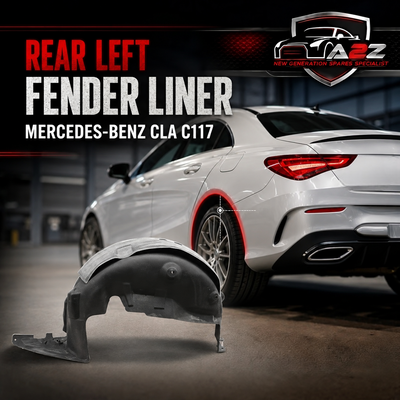 Rear Left Fender Liner 1176900330 Compatible With MERCEDES-BENZ CLA C117 Tag-FEM-53