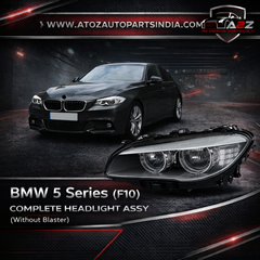 Headlight Headlamp Left 63117271911 & Right 63117271912 (Without Blaster) Compatible With BMW 5 Series (F10) (2010-2013) Xenon-Projectors Tag No.51