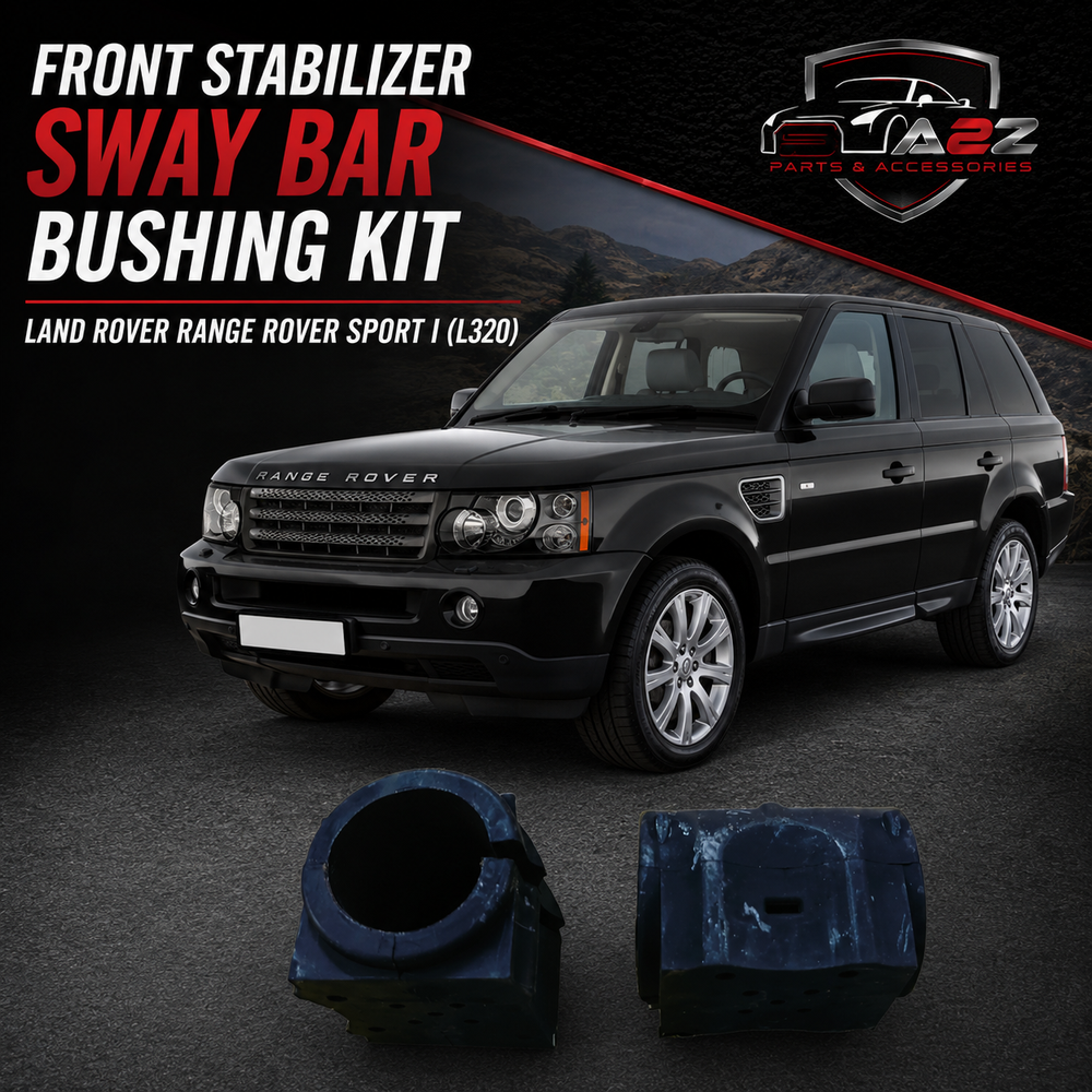 Front Stabilizer Sway Bar Bushing Kit RVU500011 RVU500010 Compatible With LAND ROVER RANGE ROVER SPORT I (L320) &  RANGE ROVER SPORT II (L494)