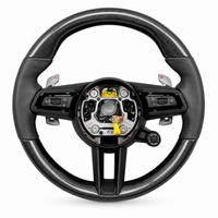 Carbon Fiber Steering Wheel (Gloss Carbon Finish) Compatible With Porsche All Models