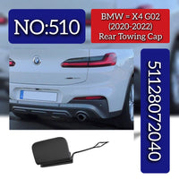REAR BUMPER TOW HOOK COVER TOW EYE COVER (Towing Cap) 51128072040 Compatible With BMW X4 G02 2020-2022