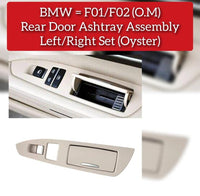 Rear door ashtry assembly with curtain folding switch hole NEW Model Left 51427322881 Right 51427322882 Compatible With BMW F01/F02 7 Series 2014-2017