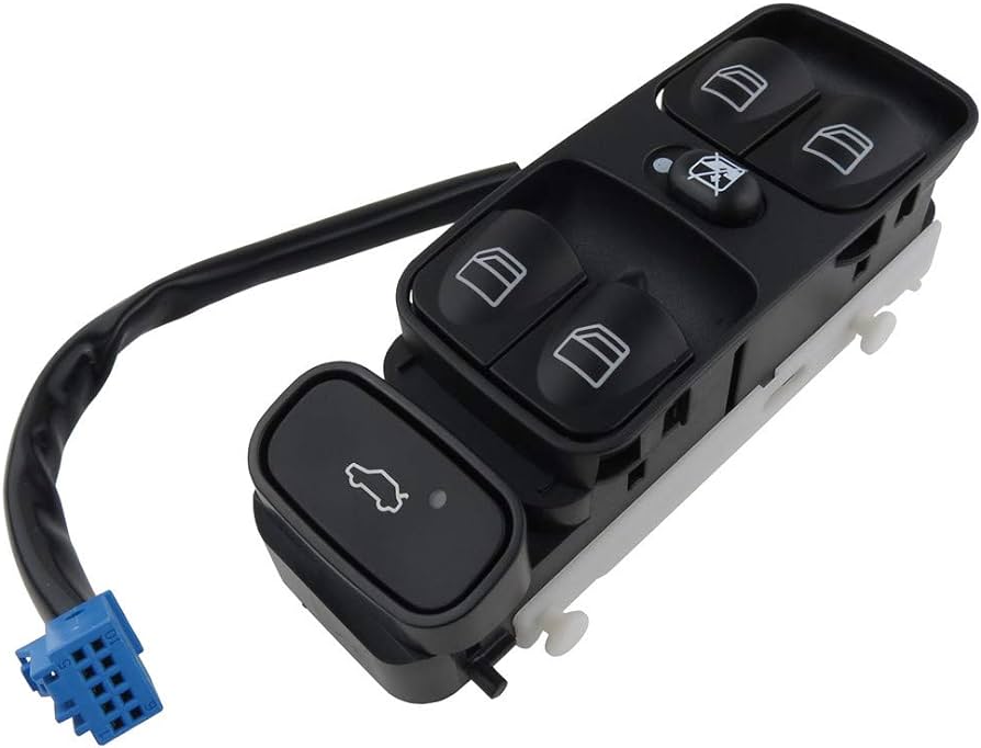 MERCEDES Benz C-CLASS W203 10 Wire Window Black Switch For Models W203/209 A2038210679 A2038200110 2038210679 Tag-SW-42