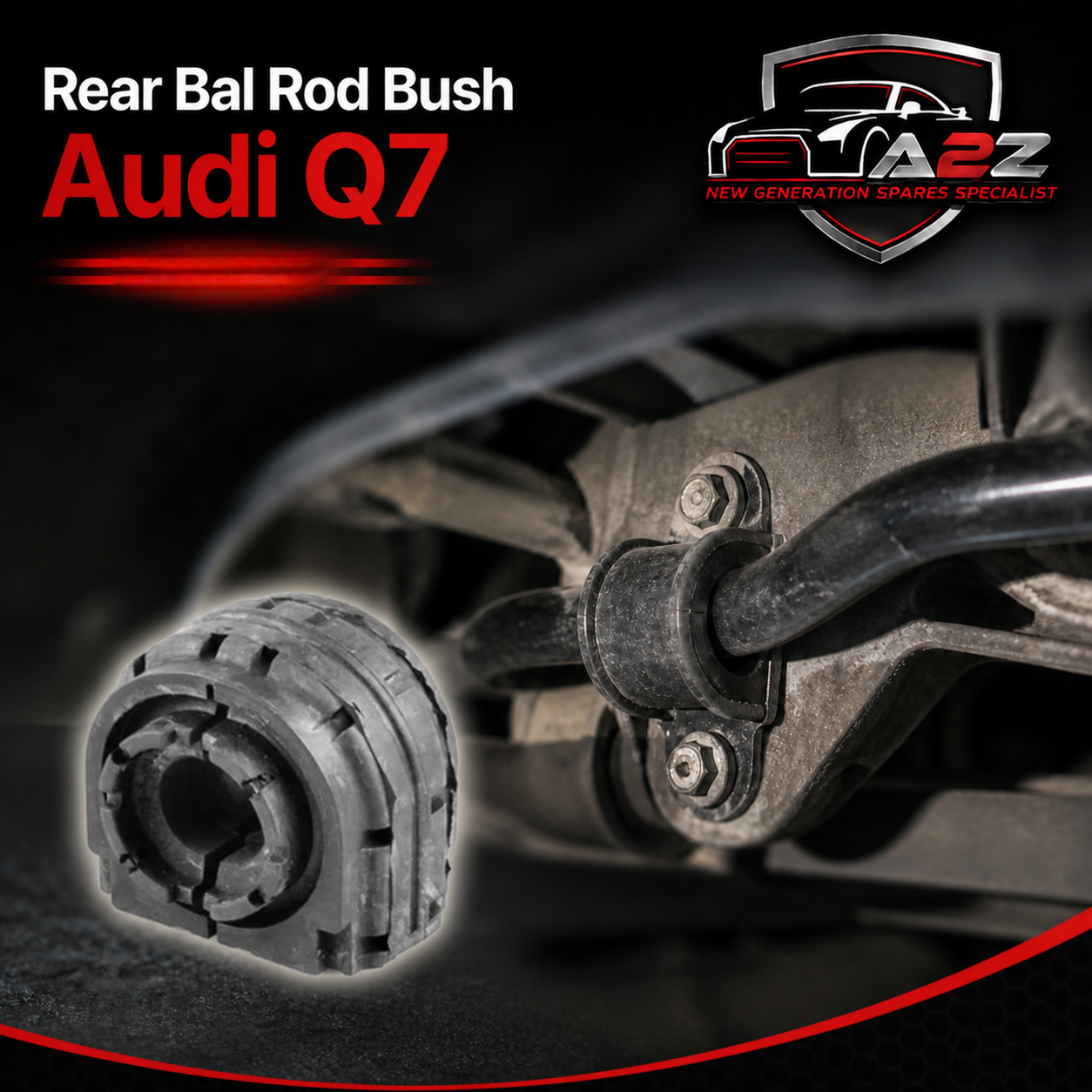 Rear Bal Rod Bush 4M0511305AB 4M0511305AL 4M0511305AM 4M0511305BF 4M0511305BH 4M0511305L 4M0511305N Compatible With Audi Q7 4M