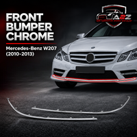 Front Bumper Chrome Right 2078852021 & Left 2078851921 Compatible With Mercedes-Benz E-Class W207 (2010-2013) Tag No.140