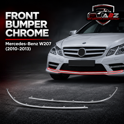 Front Bumper Chrome Right 2078852021 & Left 2078851921 Compatible With Mercedes-Benz E-Class W207 (2010-2013) Tag No.140