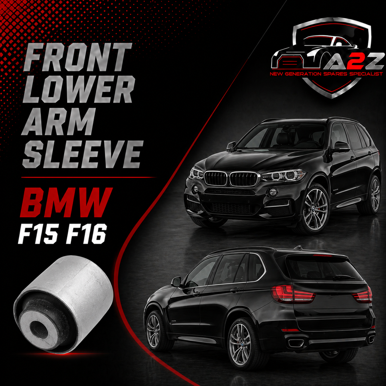 Front Lower Arm Sleeve/Arm Bush (Small) 31126864000 31126850607 Compatible With BMW F15 F16