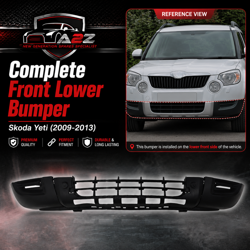 Front Lower Bumper 5L0807061 Compatible With Skoda Yeti (2009-2013) Tag No.1101