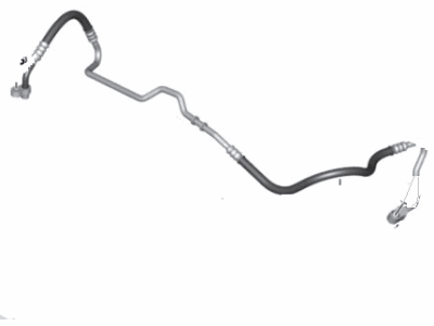 Pressure Hose Pipe 64509271899 Compatible With BMW X5 F15 / X6 F16