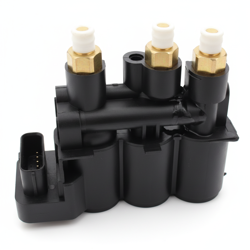Air Suspension Solenoid Valve Block Front LR070245 LR037081 LR176325 Compatible With LAND ROVER DISCOVERY V L462 & RANGE ROVER IV L405 & RANGE ROVER SPORT II L494