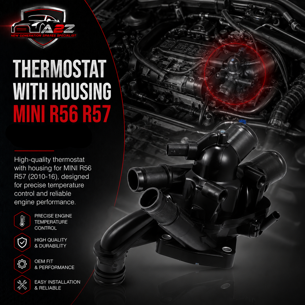 Thermostat with Housing 11538674895 11537588876 11537647305 11537647751 11538671513 Compatible With MINI R56 R57 Tag-E-90