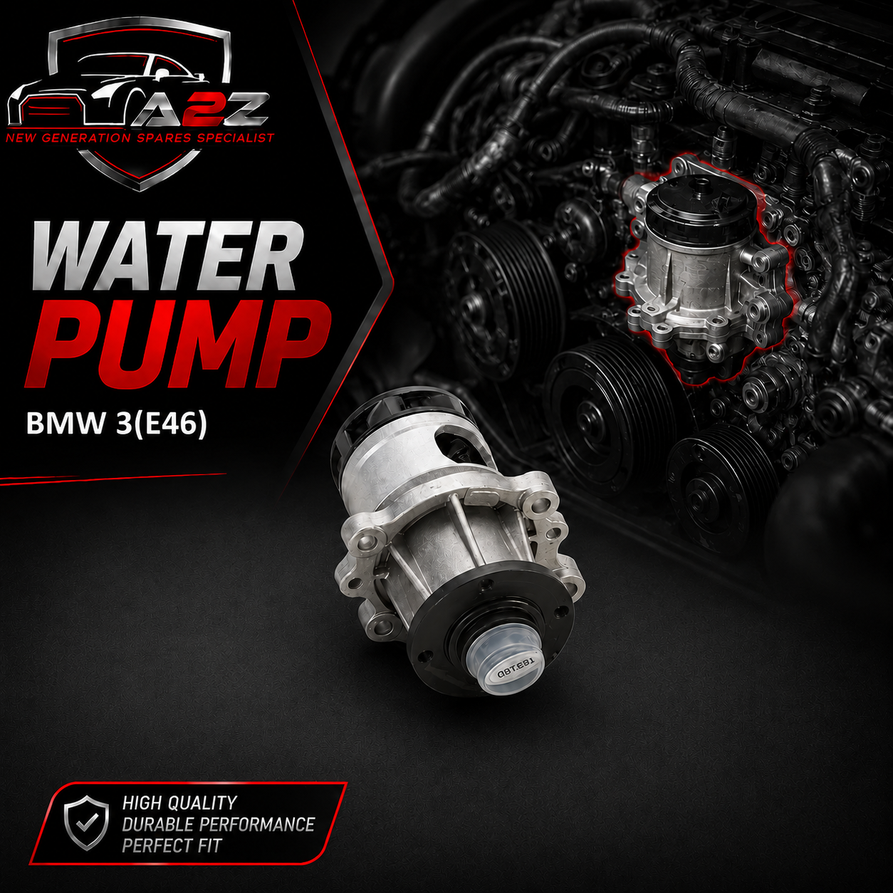Water Pump WPS3011 11511721872 Compatible With BMW 3(E46) (CONTINENTAL)