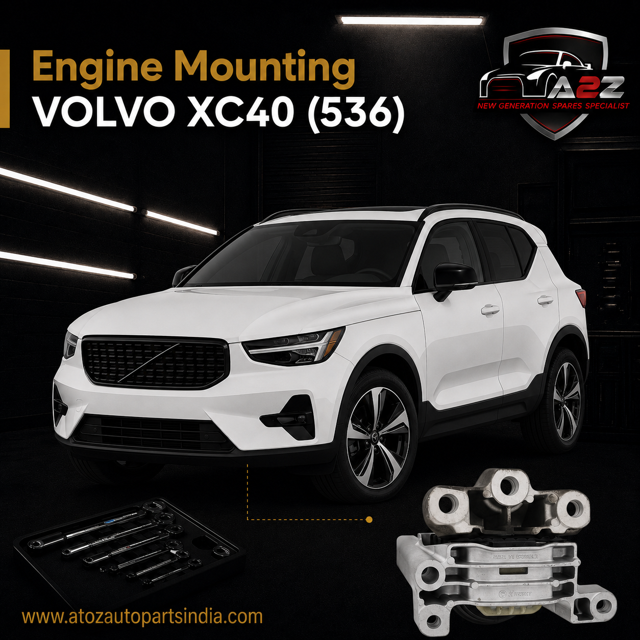 Engine Mounting 32224765 Compatible With VOLVO XC40 (536) Tag No.29