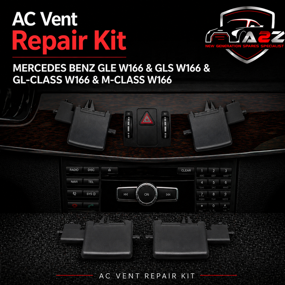 Rear AC Conditioner Air Vent Grill Outlet Tab Clip Repair Kit 1668300554 Compatible With MERCEDES BENZ GLE W166 & GLS W166 & GL-CLASS W166 & M-CLASS W166 Tag-ACR-12
