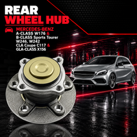 Rear Wheel Hub 2463340006 A2463340006 Compatible With MERCEDES-BENZ A-CLASS W176 & B-CLASS Sports Tourer W246, W242 CLA Coupe C117  & GLA-CLASS X156