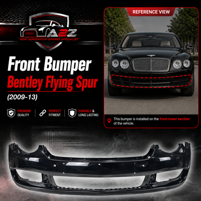 Front Bumper 3W5807217AC Compatible With Bentley Flying Spur (2009-13)