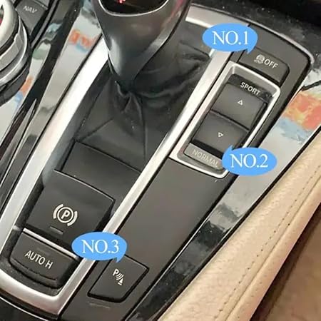 Switch Sport Mode Buttons Radar Sensor Button Cover 61319202952  Compatible with BMW  5 Series F10 & 6 Series F06 F12 & X3 F25