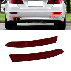 Rear Bumper Reflector Compatible With BMW 5 Series F10 2014-2017 Rear Bumper Reflector Left 63147318555 & Right 63147318556 Tag-RB-64