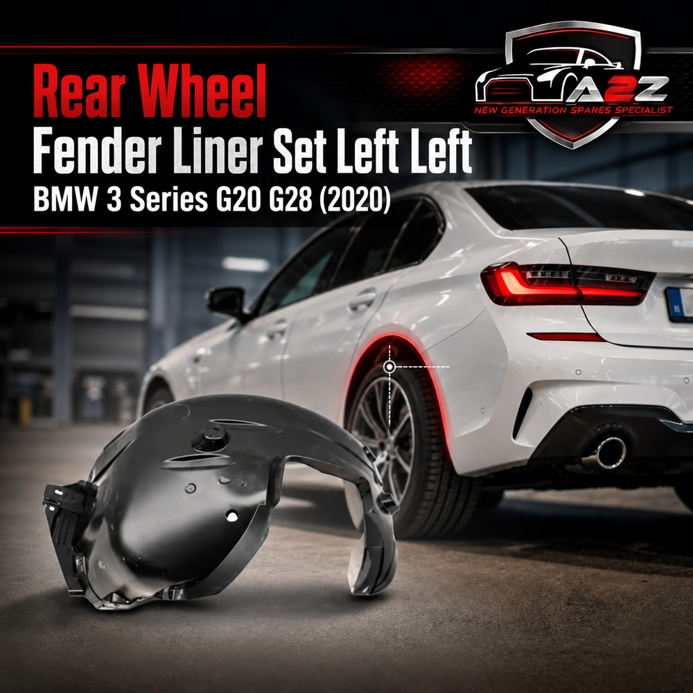 Rear Wheel Fender Liner Set Left 51717154411 & Right 51717154412 Compatible With BMW For 3 Series E93 (2006-13)
