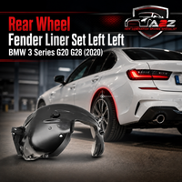 Rear Wheel Fender Liner Set Left 51717154411 & Right 51717154412 Compatible With BMW For 3 Series E93 (2006-13)