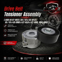 Belt Tensioner With Pulley 06E903133T Compatible With AUDI A4 B7 (8EC) | A4 / S4 & A5 (8T3) | A5 / S5 & Q5 (8RB) & Q7 (4LB) & Q7 (4MB, 4MG, 4MQ)