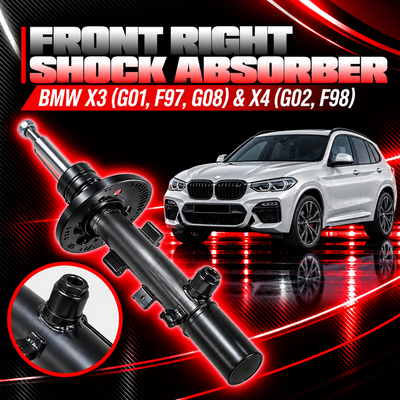 Front Right Shock Absorber 31316871780 Compatible With BMW X3 (G01, F97, G08) & X4 (G02, F98) (1PCS)