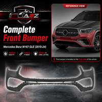 Complete Front Bumper A1678855103 1678855103 Compatible With Mercedes Benz W167 GLE (2019-24) Tag No.364