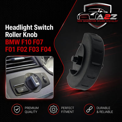 Headlight Switch Roller Knob 61316803965 61316803965-1 Compatible With  BMW 5 Series (F10) 5 Gran Turismo (F07)7 (F01, F02, F03, F04) X3 (F25)7 (F01, F02, F03, F04) X3 (F25)