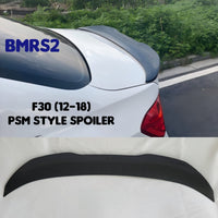 Rear Bumper Spoiler PMS Style BMRS2 Compatible With BMW F30 (2012-18)