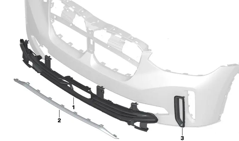 Front Bumper Support Left 51119881931 & Right 51119881932 Compatible With BMW X1 U11 U12 (2023-25)