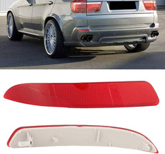 Rear Bumper Reflector Compatible With BMW X5 E70 2007-2013 Rear Bumper Reflector Left 63217158949 & Right 63217158950 Tag-RB-65