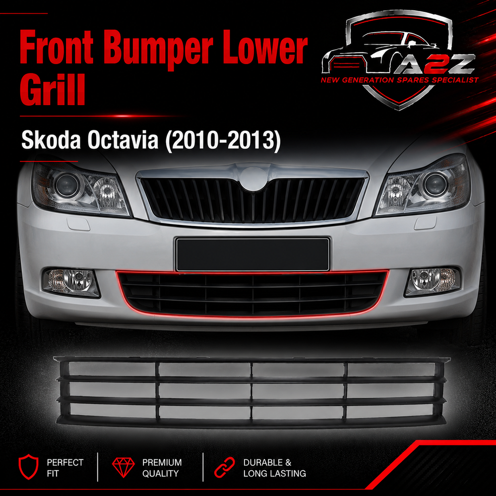 Front Bumper Lower Grill 1Z0853677C Compatible With Skoda Octavia (2010-2013) Tag No.511