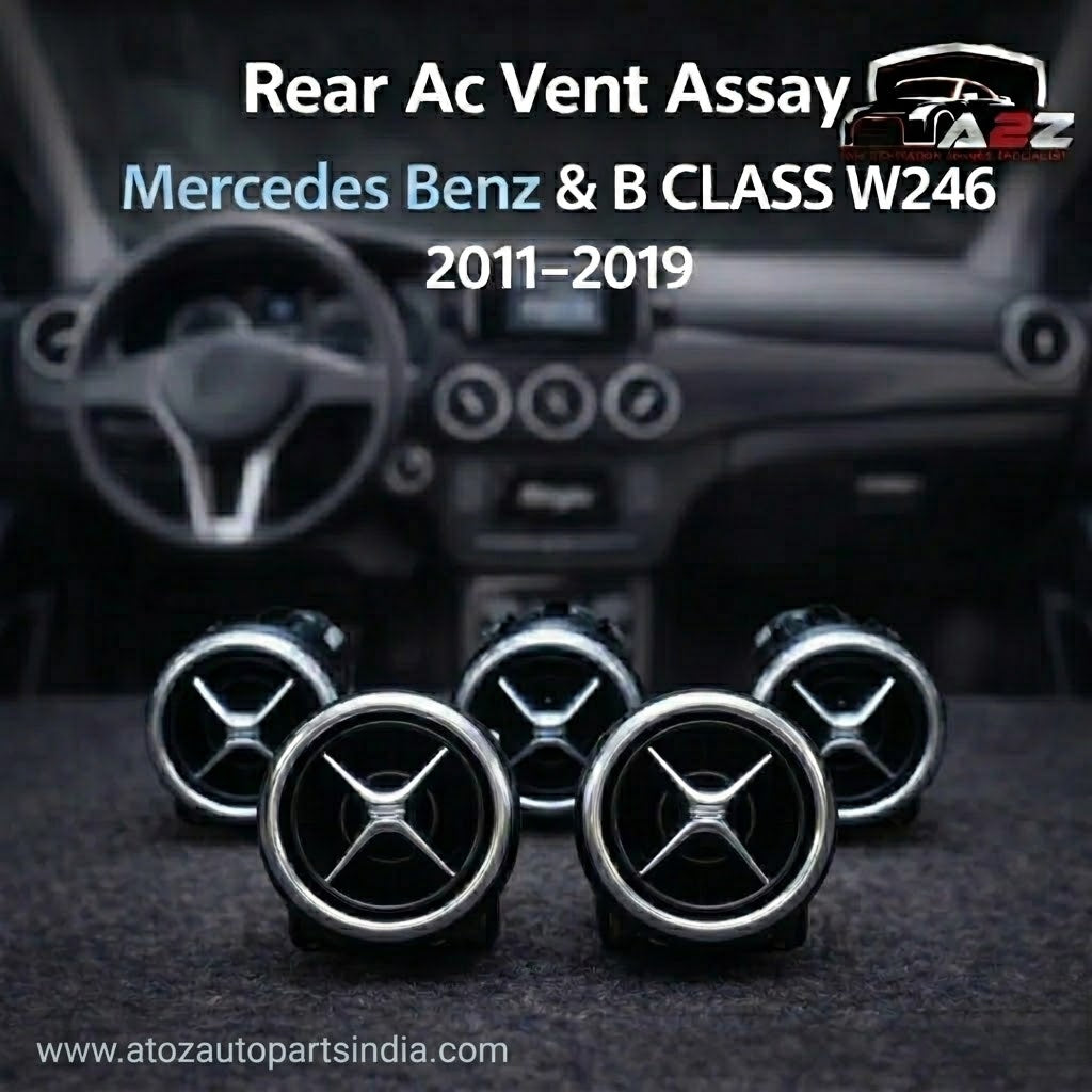 Ac Vent Assembly Set (Pack of 1) Left+Right A1768300154 Center A1768300054 Compatible With Mercedes Benz & B CLASS W246 2011-2019 & GLA CLASS W156 2013-2019 & A CLASS W177 2018 & A CLASS W176 2012-2018