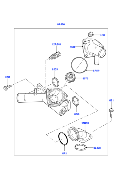 Temperature Sensor 4603183 Compatible With RANGE ROVER III (L322) RANGE ROVER SPORT I (L320)