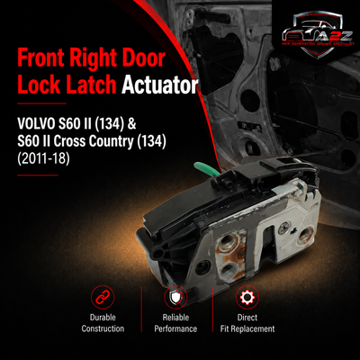 Front Right Door Lock Latch Actuator 31349861 Compatible With VOLVO S60 II (134) & S60 II Cross Country (134) (2011-18)