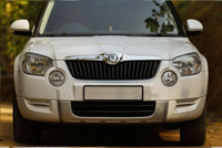 Matt Black Show Grill 5L0853668 5L0853607 Compatible With Skoda Yeti (2009-2013) Tag No.101